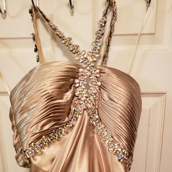 Night Moves Prom Collection Dresses & Skirts - Please look at all pics, Gold sequin prom dress